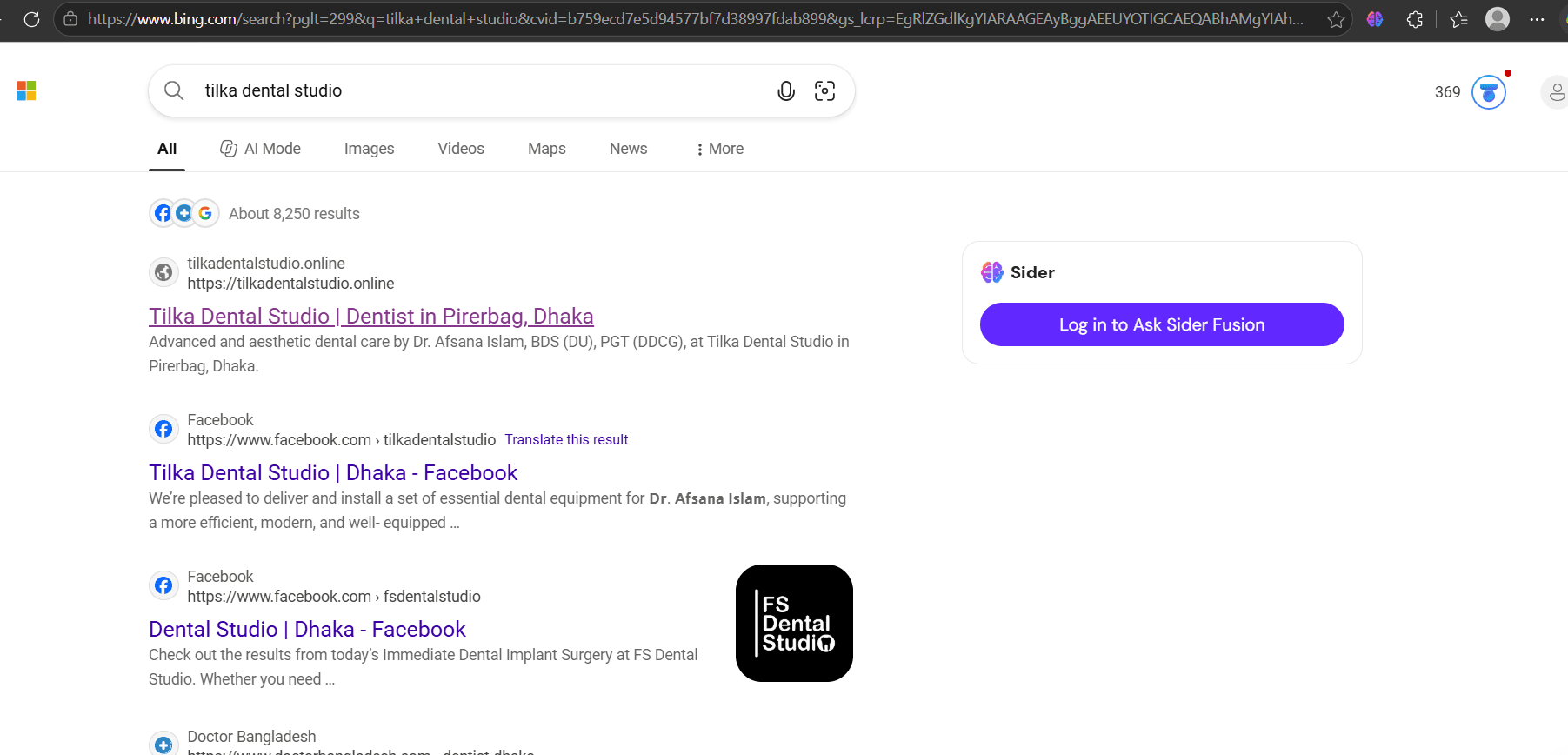 Search results for tilka dental studio, with Tilka Dental Studio in the first place